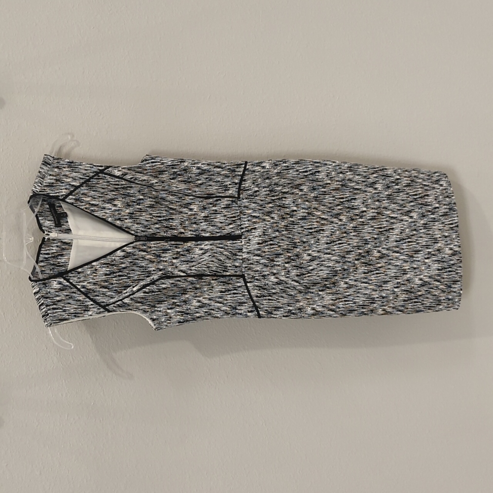 Banana Republic Zip Front Dress with bodice details